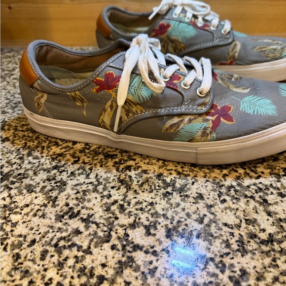 Vans Men’s Size 13 Island Vibes Gray Canvas Sneakers - Picture 4 of 13